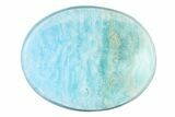 1.7" Polished Banded Blue Aragonite Worry Stones - Photo 2